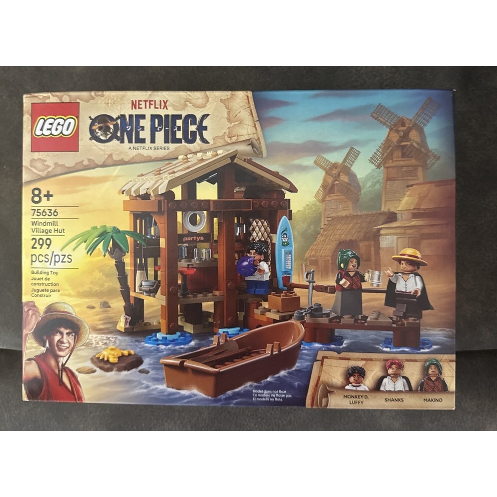 Lego Netflix One Piece: (2025) 299pc WINDMILL VILLAGE HUT Building Set #75636 - Picture 2 of 5
